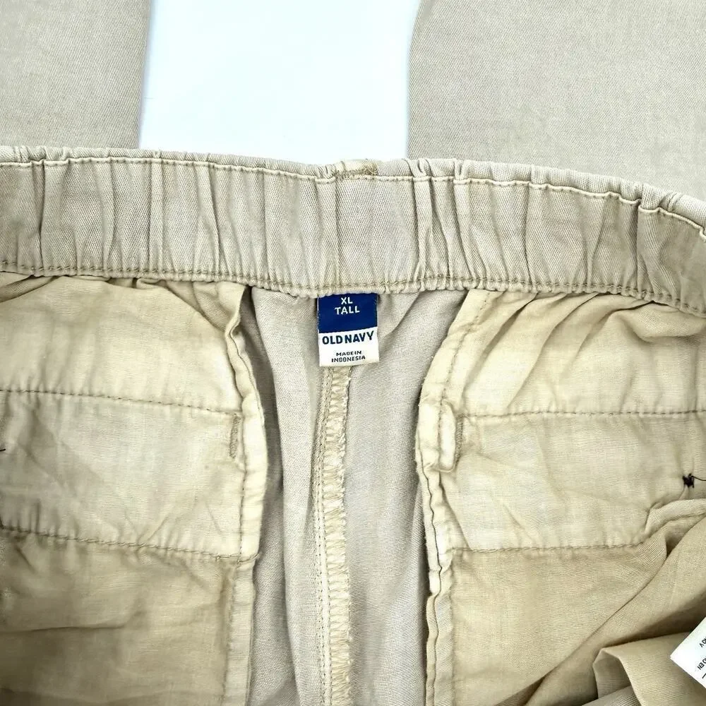 Old Navy High-Waisted OGC Chino Tapered Straight Pants A Stones Throw XL Tall